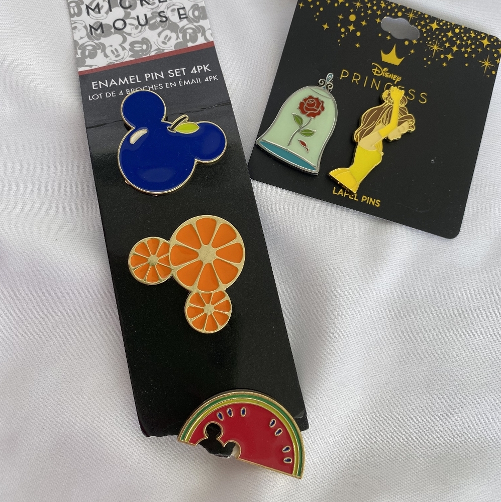 Disney Enamel 5 Pin Set